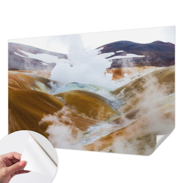 Samolepicí fototapeta na míru Sopečné kopce