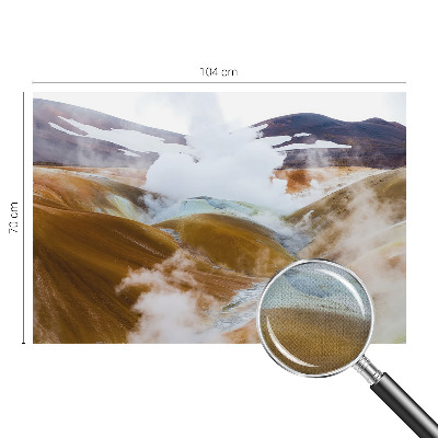 Samolepicí fototapeta na míru Sopečné kopce