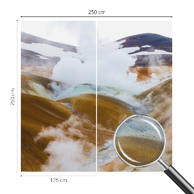 Samolepicí fototapeta na míru Sopečné kopce