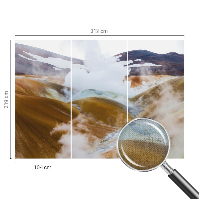 Samolepicí fototapeta na míru Sopečné kopce