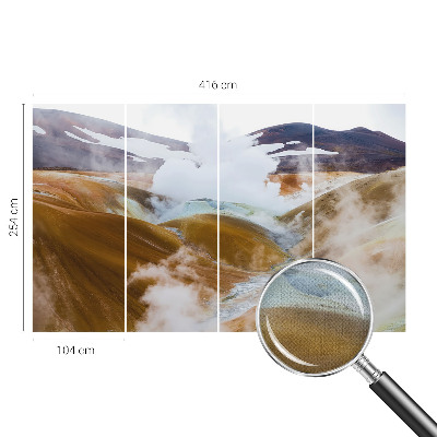 Samolepicí fototapeta na míru Sopečné kopce