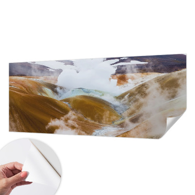 Samolepicí fototapeta na míru Sopečné kopce