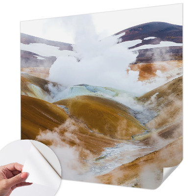 Samolepicí fototapeta na míru Sopečné kopce