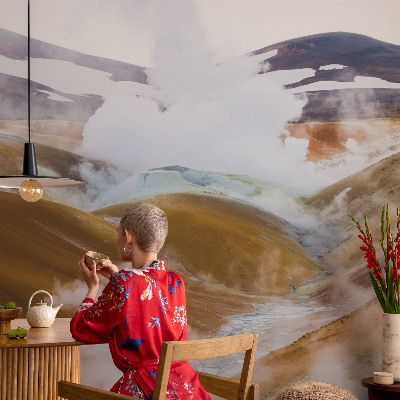 Samolepicí fototapeta na míru Sopečné kopce