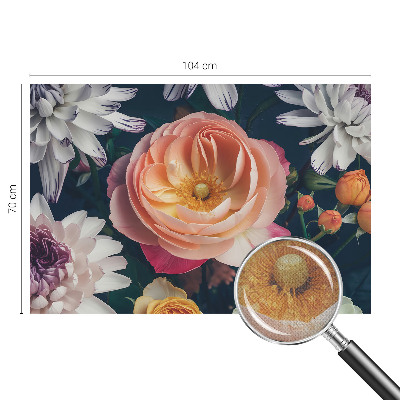 Samolepicí fototapeta na zeď Květinová harmonie