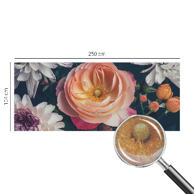 Samolepicí fototapeta na zeď Květinová harmonie