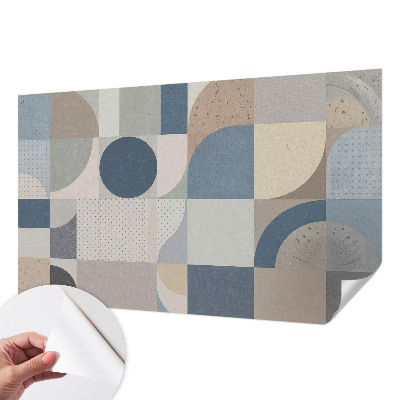 Samolepicí fototapeta do dětského pokoje Geometrická mozaika