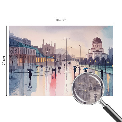 Fototapeta pro kluka Deštivá procházka