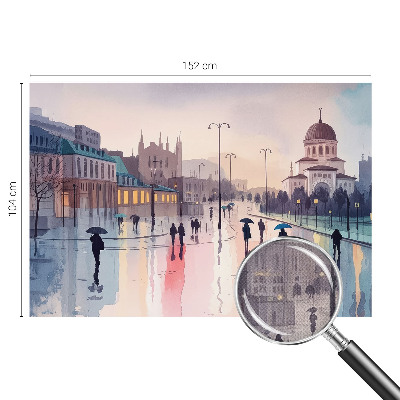 Fototapeta pro kluka Deštivá procházka
