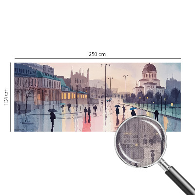 Fototapeta pro kluka Deštivá procházka