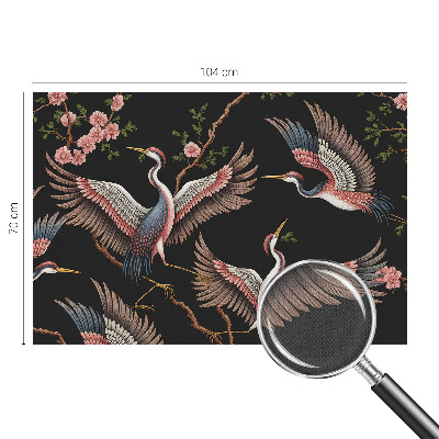 Samolepicí dekorativní fototapeta Květinový vzor