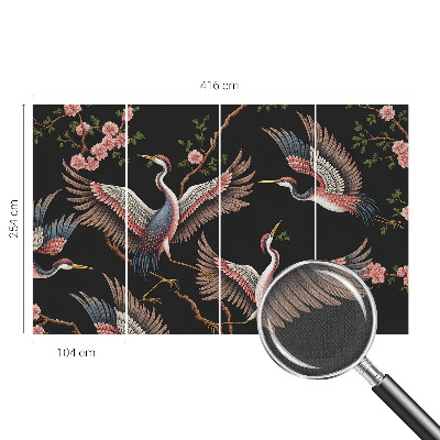 Samolepicí dekorativní fototapeta Květinový vzor