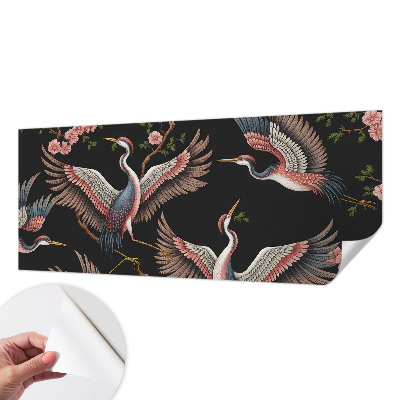 Samolepicí dekorativní fototapeta Květinový vzor