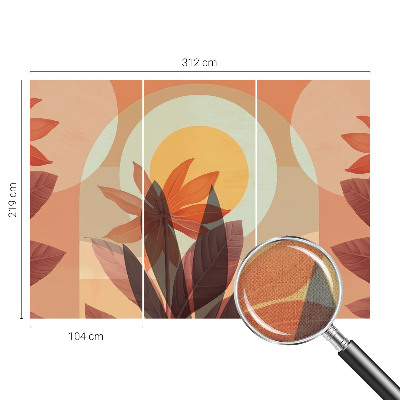 Samolepící fototapeta 3d Květinová abstrakce