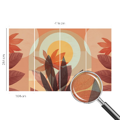 Samolepící fototapeta 3d Květinová abstrakce