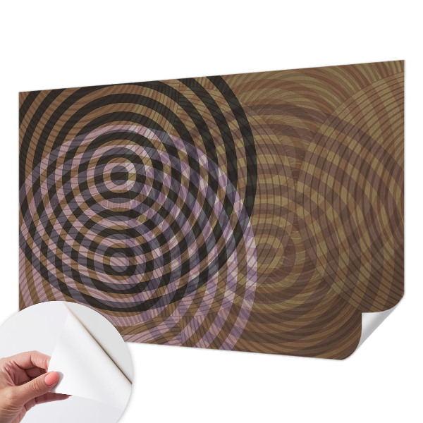 Samolepící tapeta Hypnotizující kruhy