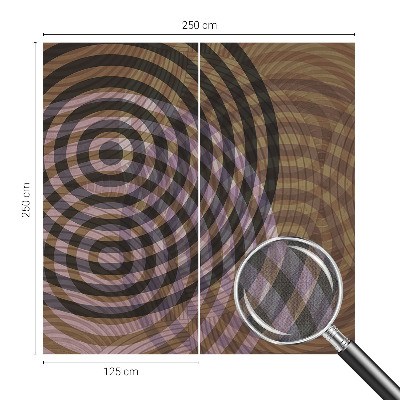 Samolepící tapeta Hypnotizující kruhy