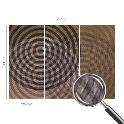 Samolepící tapeta Hypnotizující kruhy