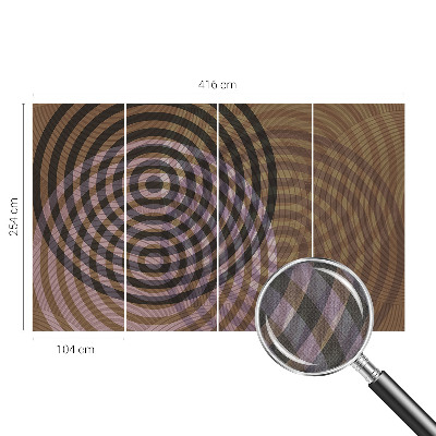 Samolepící tapeta Hypnotizující kruhy