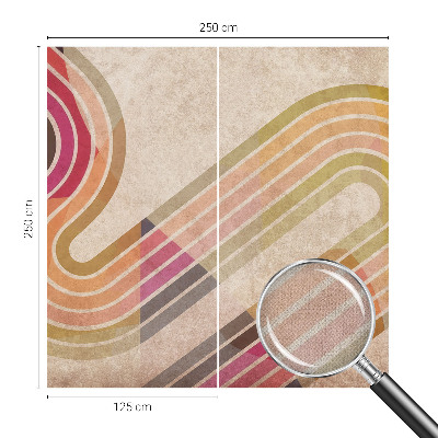 Samolepicí fototapeta do dětského pokoje Geometrické linie