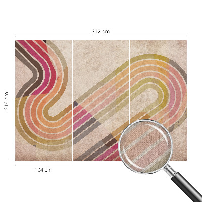 Samolepicí fototapeta do dětského pokoje Geometrické linie