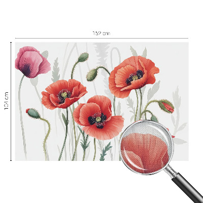 Fototapeta do dětského pokoje Červené máky