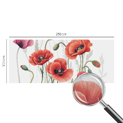 Fototapeta do dětského pokoje Červené máky
