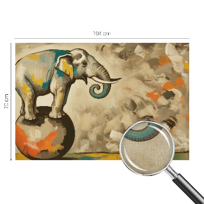 Fotografická tapeta na zeď Abstraktní slon
