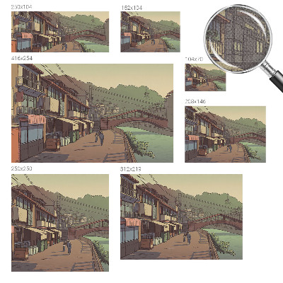 Samolepicí fototapeta na míru Pastelová krajina
