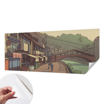 Samolepicí fototapeta na míru Pastelová krajina
