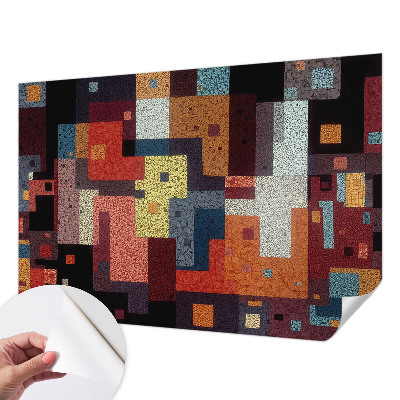 Samolepící fototapeta 3d Barevné tvary