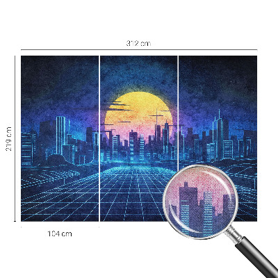 Samolepící tapeta Futuristická krajina