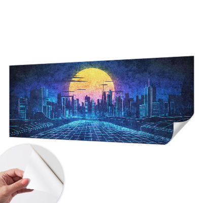 Samolepící tapeta Futuristická krajina