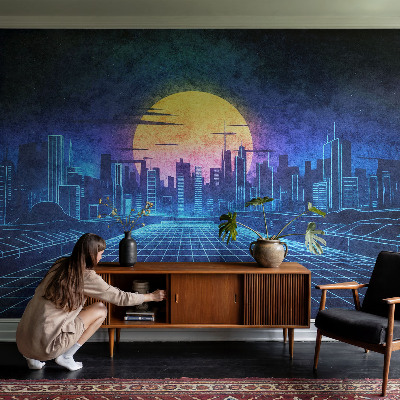 Samolepící tapeta Futuristická krajina