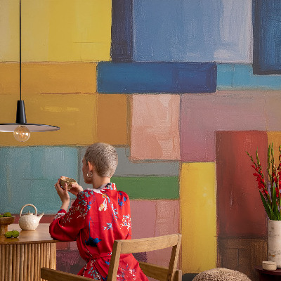 Fotografická tapeta samolepicí Barevné obdélníky