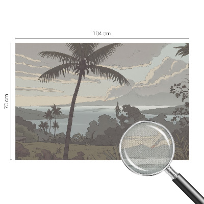 Samolepící fototapeta 3d Exotická krajina