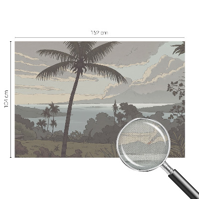 Samolepící fototapeta 3d Exotická krajina