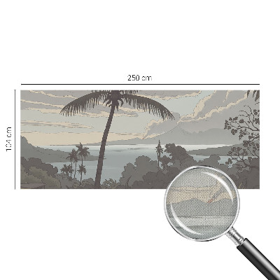 Samolepící fototapeta 3d Exotická krajina