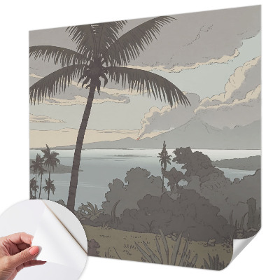 Samolepící fototapeta 3d Exotická krajina