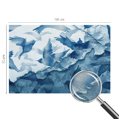 Samolepící fototapeta 3d Dynamiccí ptáci