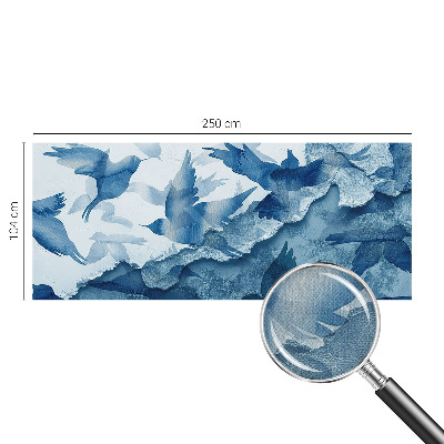 Samolepící fototapeta 3d Dynamiccí ptáci