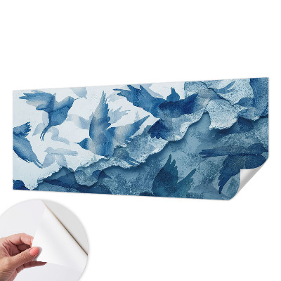 Samolepící fototapeta 3d Dynamiccí ptáci