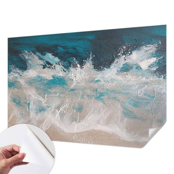 Samolepicí fototapeta do obýváků Oceánské vlny