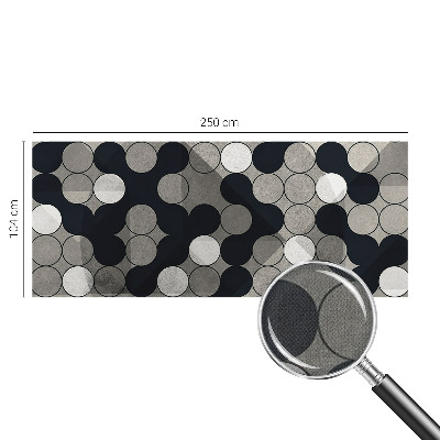 Samolepicí fototapeta do dětského pokoje Geometrické kruhy