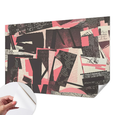 Samolepící tapeta Geometrická koláž