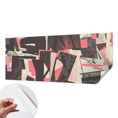 Samolepící tapeta Geometrická koláž