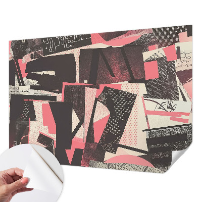 Samolepící tapeta Geometrická koláž
