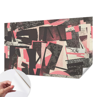 Samolepící tapeta Geometrická koláž