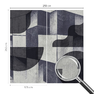 Samolepicí fototapeta do dětského pokoje Geometrická symetrie
