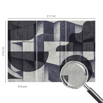 Samolepicí fototapeta do dětského pokoje Geometrická symetrie
